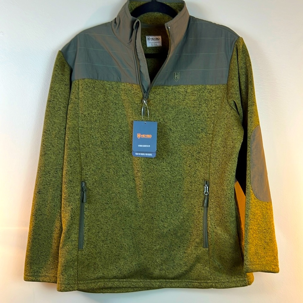 NWT men’s small HeyBo 1/4 zip Jacket